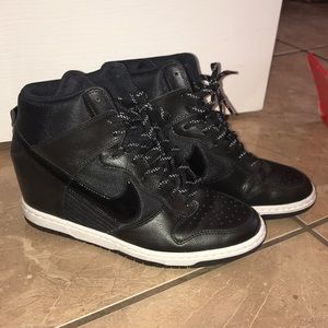 Nike sneaker heels ( nike force sky high)